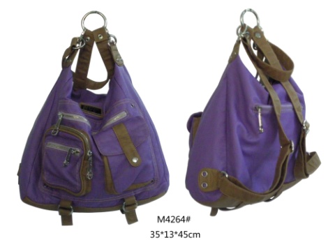 Washed PU Backpack