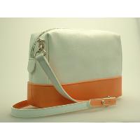 Sell Fashion Ladies Pu Colour Block Shoulder Handbag