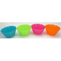 4 PK Flower ice cream bowl