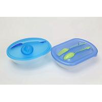 Oval Storage Box with Fork & Sauce box Rect Storage Box with Fork,Knife.