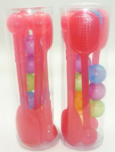 4 Tennis Racket and 8 pcs big ball Ice Cubes set