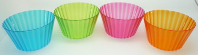 4 PK Muffin Ice cream bowls