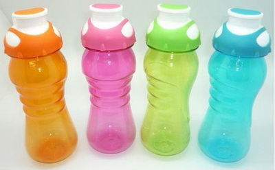 16 oz SAN Bottle w/ 2 Tone Flip Lip