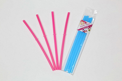 4PK Straw in Poly Bag