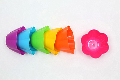 Mini Flower Shape Ice Cream Bowl