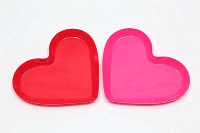 10 inches Heart Plate
