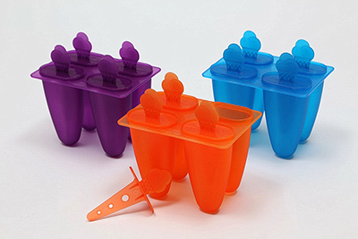 4-slot Ice Cream Handle Ice Lolly Maker