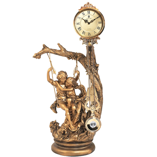 Polyresin Swing Clock