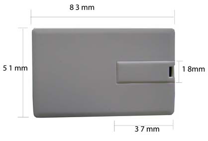 USB credit card flash drive (Singapore, Asia & World market)