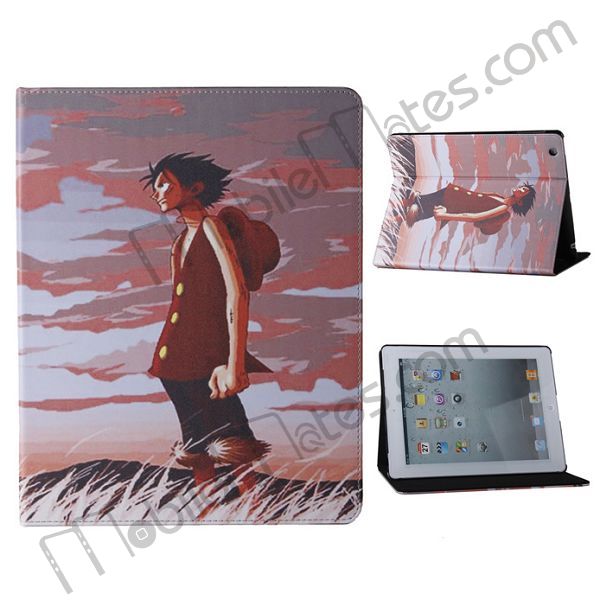 Folio Leather Stand Case Cover For Ipad4/ Ipad5