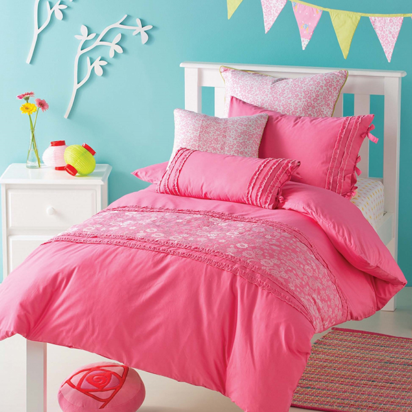 100% Cotton Embroidered Duvet Cover Set