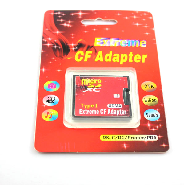 SD/TF to CompactFlash (CF) Type I Adapter