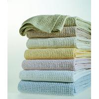 100% cotton Waffle thermal blanket