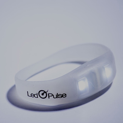 LED Pulse Motion Sensor Silicon Wristbands