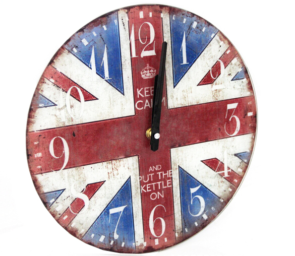 Frameless Glass Wall Clock Fashion Design