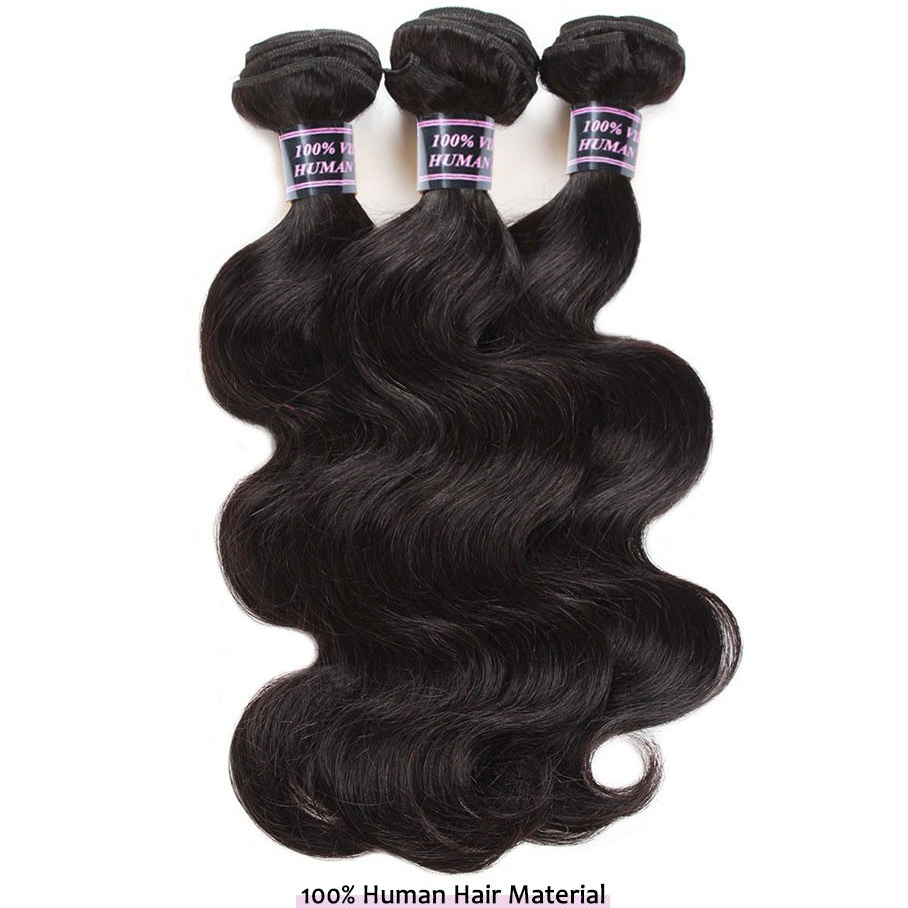 Brazilian body wave hair 3 Bundles Unprocessed Human Hair Weave