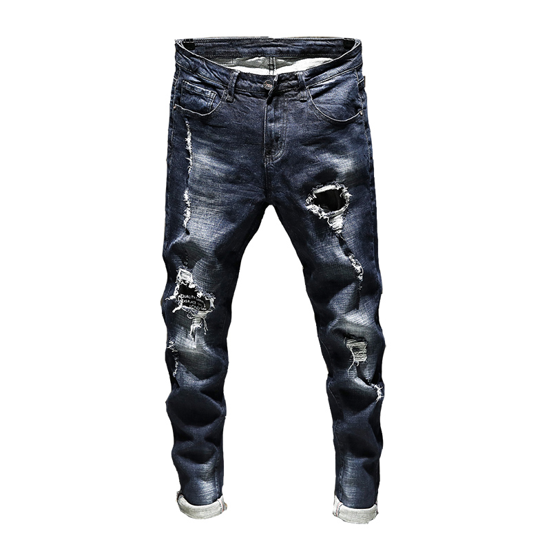 Sell Fashionable mans fashion ripped denim jeans, LH-7070