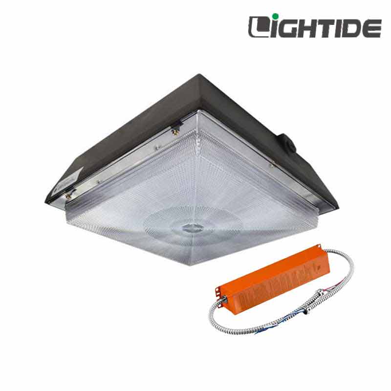 Sell Lightide Led Canopy Light Fixture Emergency Backup 40w~90w, 100-277vac, 5 Years Warranty, Lt-sgsal-40w/60w/90w-em