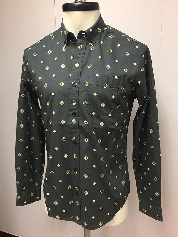 Cotton Poplin Printed Shirt