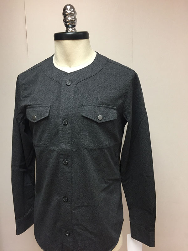 Cotton Yarn Dye Baseball Shirt