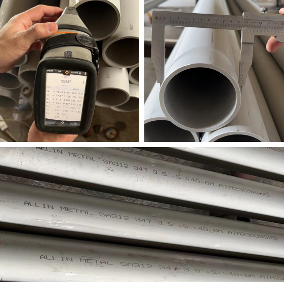 ASTM A312 TP 347 Stainless Steel Seamless Pipe