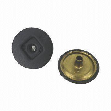 Snap Button Made of Brass, 16.7mm in Diameter