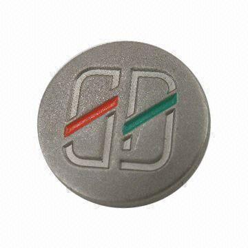 Style Snap Button Made of Brass, 16.7mm in Diameter