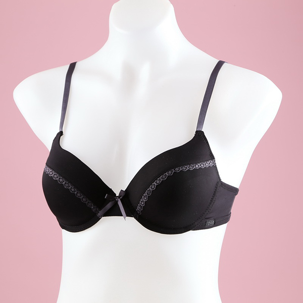 Solid Microfiber with Novelty Trim Bra