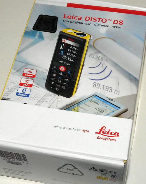 Leica Disto D8 Laser Distance Meter,764555 - Pt. Gudang Survey