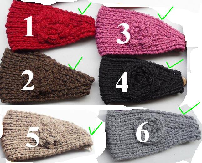 Handmade knit crochet headband, headwraps, ear warmers