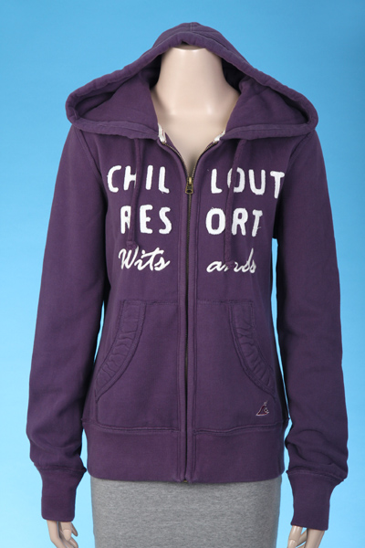 Peach Fleece hoodie Jacket