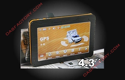 4.3 inch Bluetooth GPS Navigation
