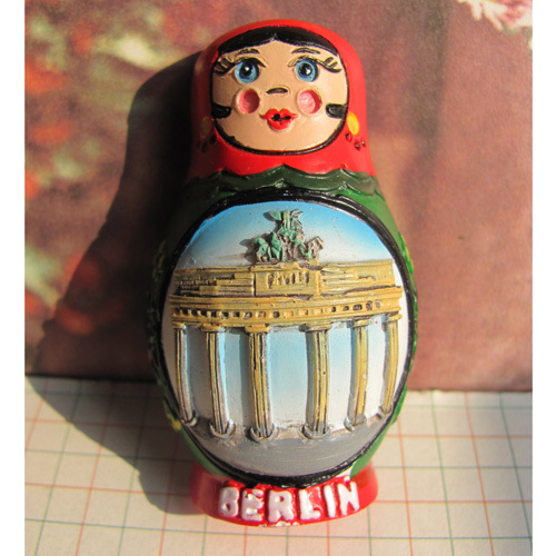 Souvenir 3d Resin Fridge Magnet ----- Berlin Germany