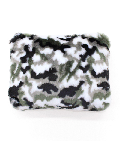 Camo Fack Fur Handbag