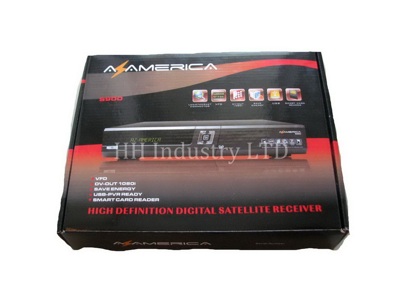 AZ America Original Authentic S900 HD DVB-S2 Satellite Digital Receiver Decoder Nagra3