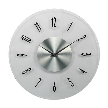 Glass Wall Clock