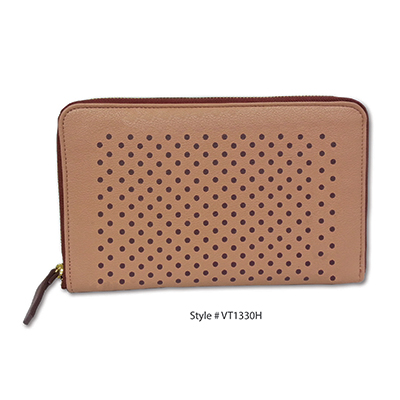 Zip around travel wallet