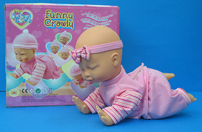 Battery Operated Crawling Baby
