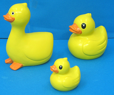 Soft Vinyl Duck Family - 3 Pcs Set