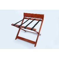 Wooden Luggage Rack with Back, XR-02