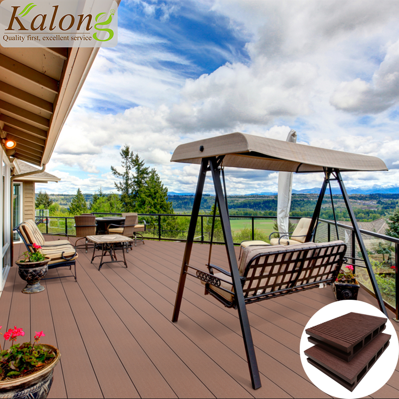 Anti slip patio teak WPC outdoor DECKING