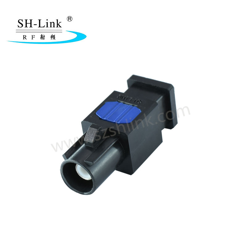 Fakra A Male Black Crimp Solder Connector for Car GPS Antenna RG316 RG174 Cable