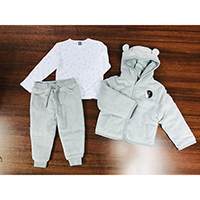 Newborn Boys 3pcs Set (Jacket + Tee + Pants)