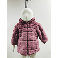 Girls Baby Jacket Fur
