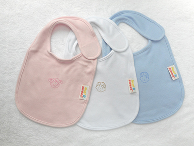 Pk3 Bamboo Cotton Bib