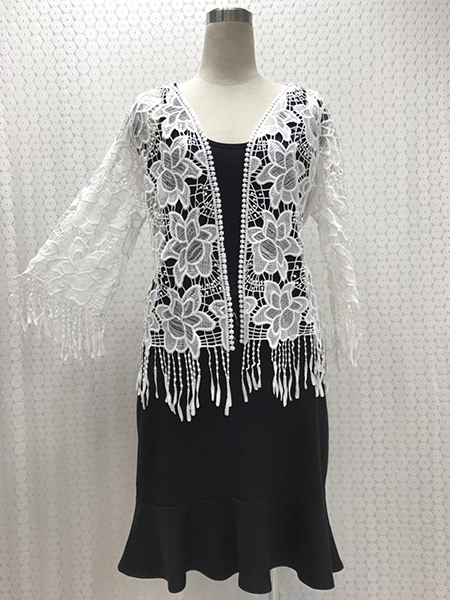 Outer Lace Short Cloth, 3/4 Sleeve