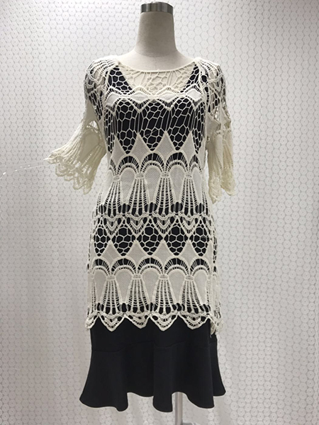 Crochet of Lace Long Top