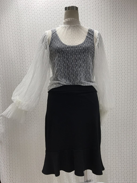 Lace Long Sleeve Blouse