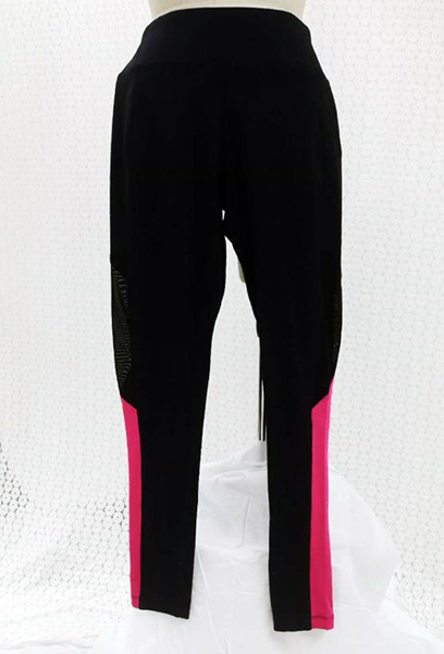 Ladies Jogger w/Side Stripe & Mesh (Poly)