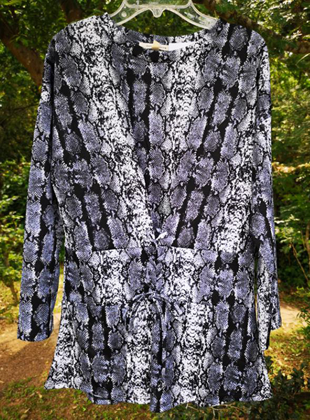3/4 Sleeve Corset Top